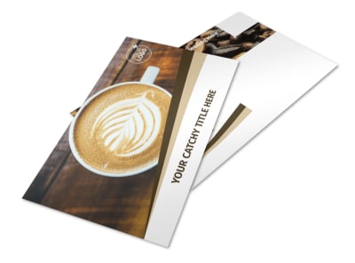 Coffee Latte Postcard Template preview