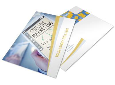 Digital Marketing Agency Postcard Template preview