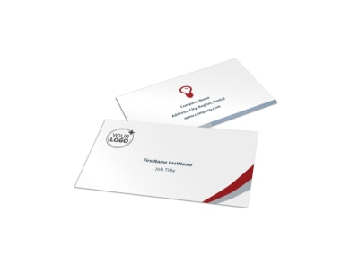 Criminal Law Firms Business Card Template preview