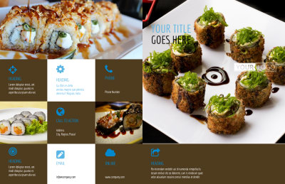 Sushi Restaurant Menu