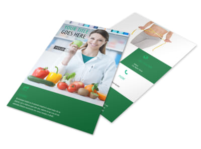 Nutritionist & Dietician Flyer Template 3 preview