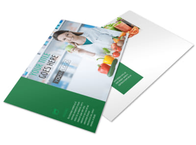 Nutritionist & Dietician Postcard Template preview