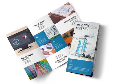 Graphic Design Service Tri-Fold Brochure Template