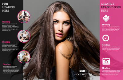Stylish Hair Salon Brochure Template Preview 2