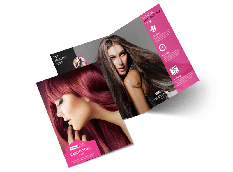 Stylish Hair Salon Brochure Template Preview 1