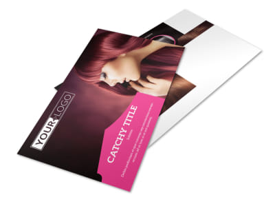 Stylish Hair Salon Postcard Template 2 preview