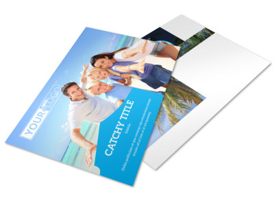 Getaway Beach Resort Postcard Template 2 preview