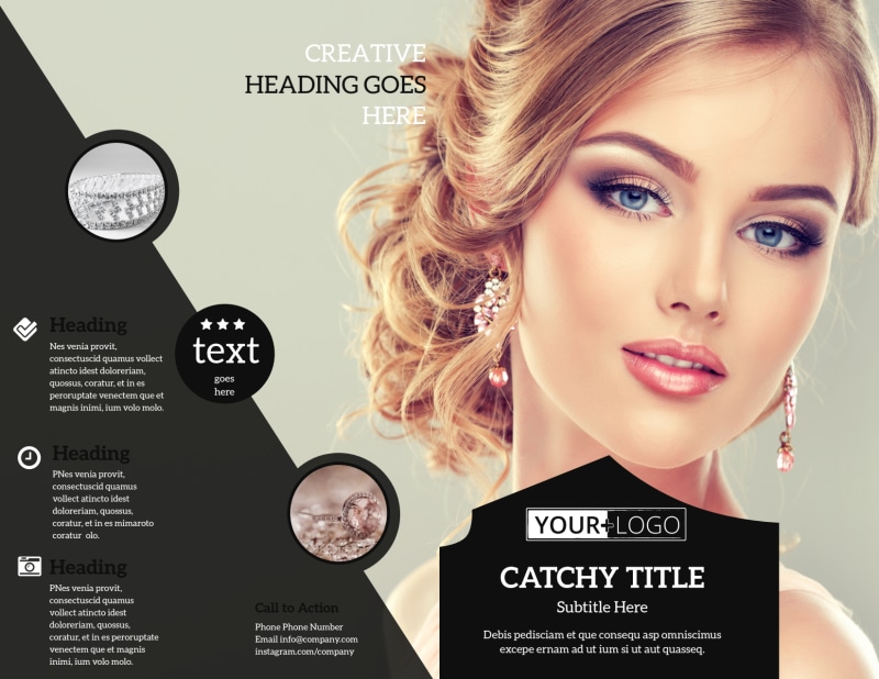 Jeweler & Jewelry Store Brochure Template