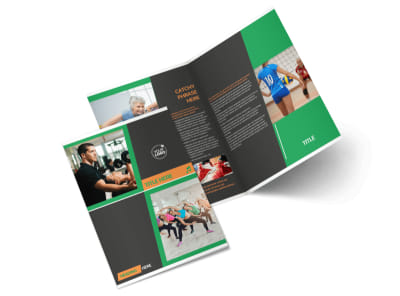 Strength Training Bi-Fold Brochure Template 2 preview