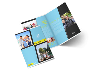 Family Travel Agency Bi-Fold Brochure Template 2 preview