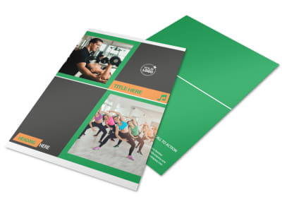 Strength Training Flyer Template preview