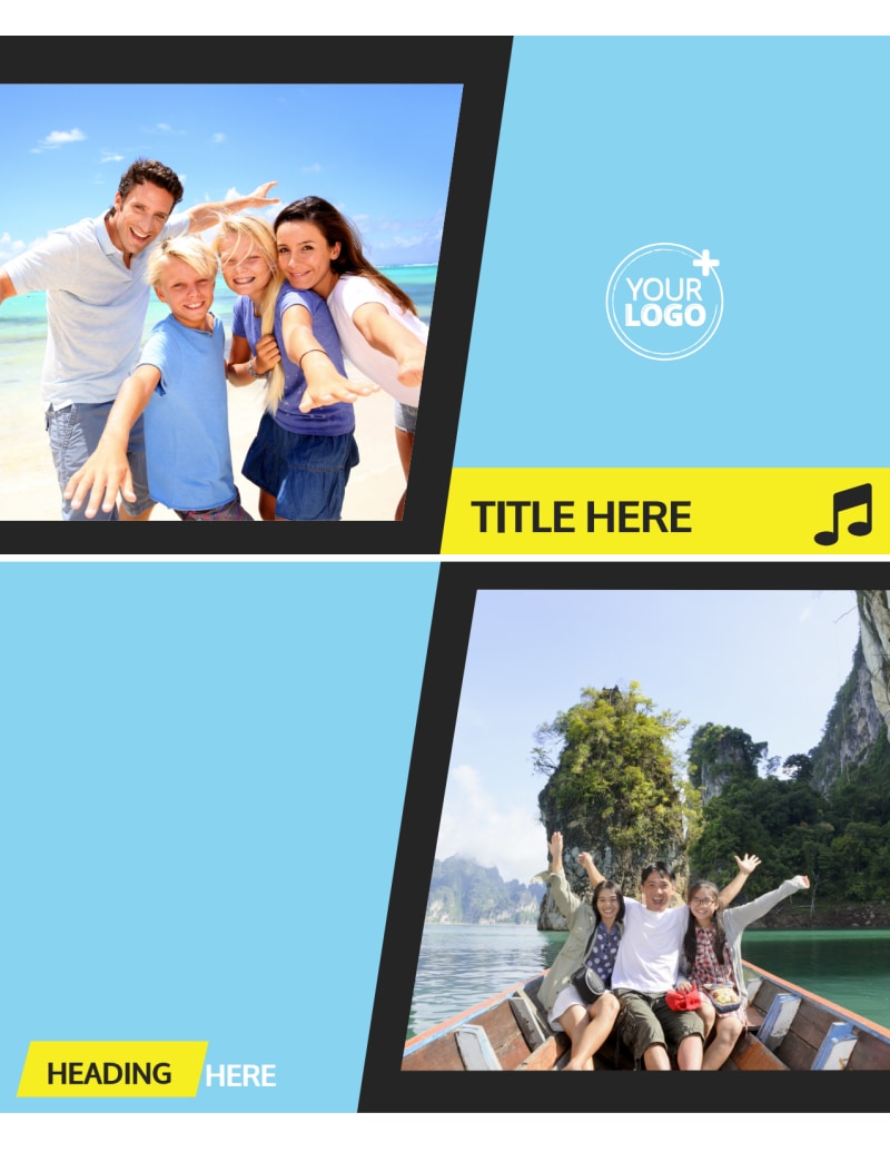 Family Travel Agency Flyer Template