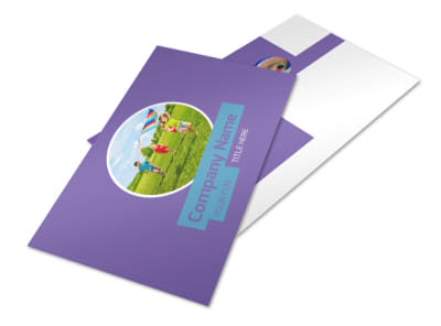 Party Activities Postcard Template 2 preview