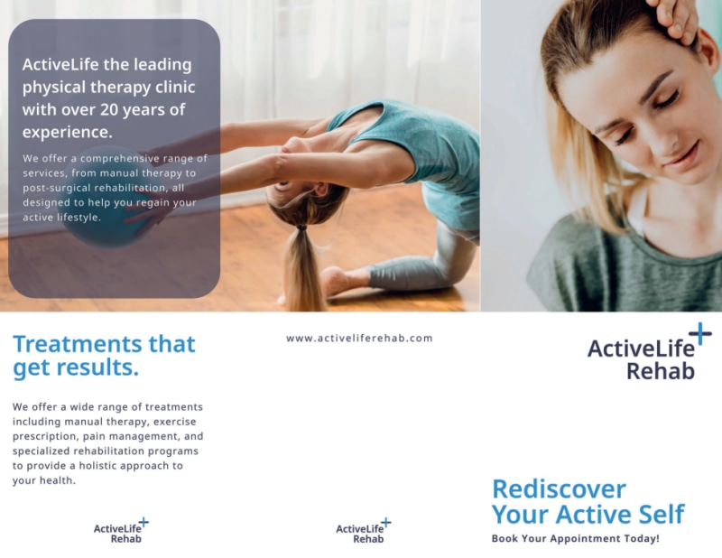 Physical Therapist Brochure Template