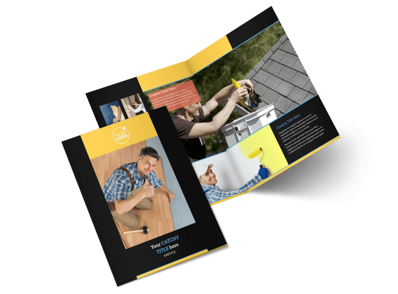 Handyman Service Brochure Template Preview 1