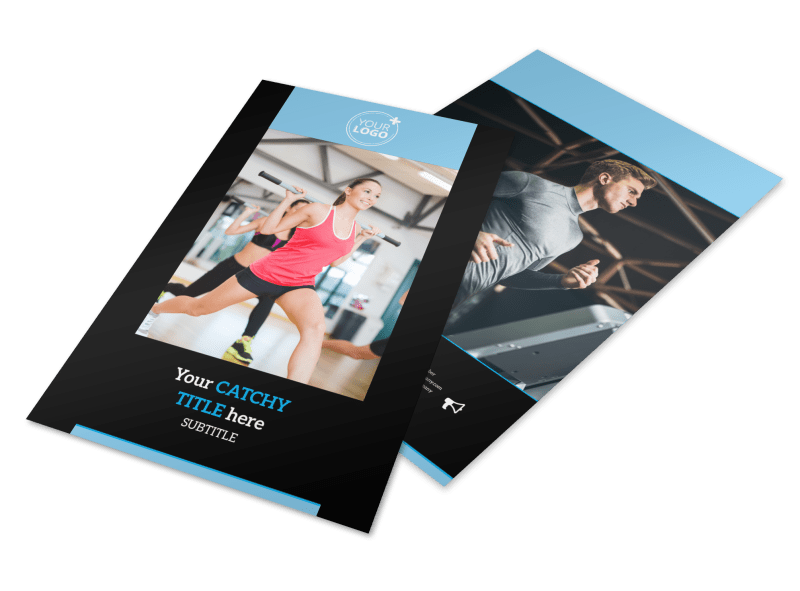 Upscale Fitness Gym Flyer Template Preview 1