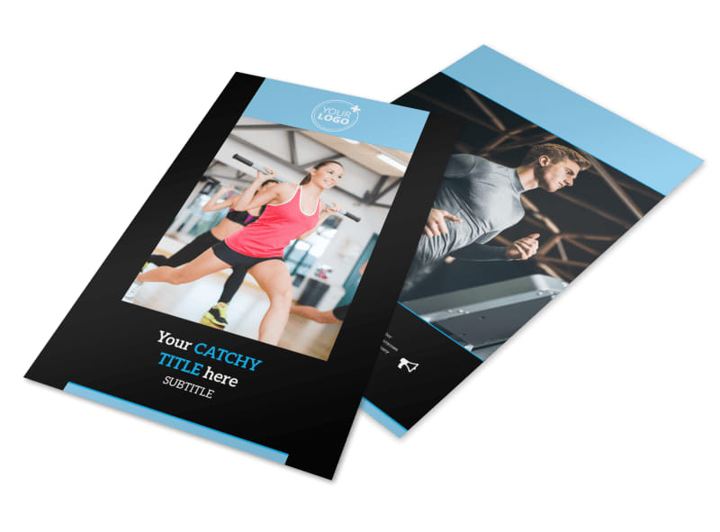 upscale fitness gym flyer template mycreativeshop