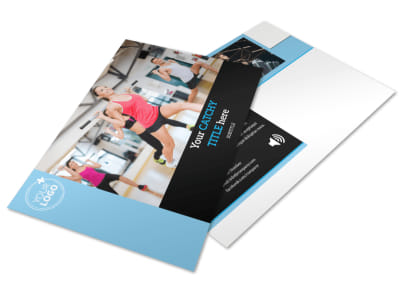 Personal Trainer Postcard Template preview