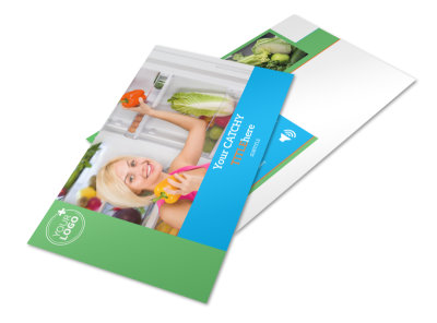 Nutrition Education Postcard Template preview