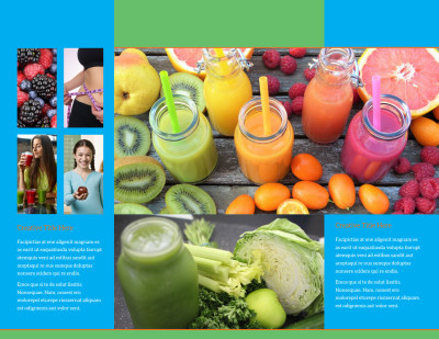 Nutrition Education Brochure Template Preview 2