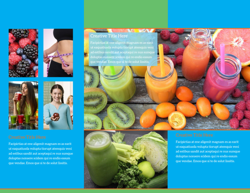 Nutrition Education Tri-Fold Brochure Template