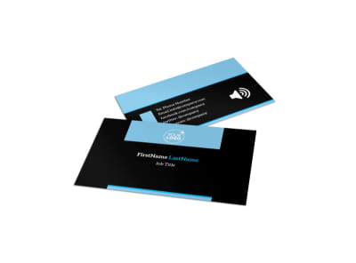 Personal Trainer Business Card Template preview