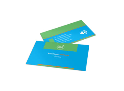 Nutrition Education Business Card Template preview
