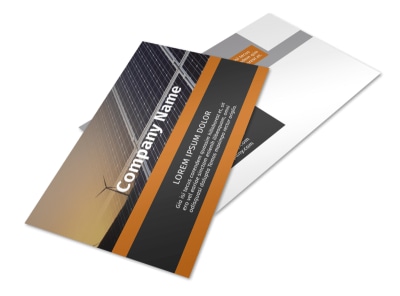 Clean Energy Consulting Postcard Template 2 preview