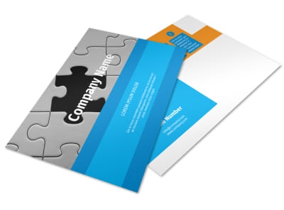 HR Consulting Postcard Template preview