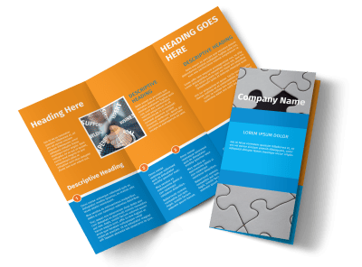 HR Consulting Tri-Fold Brochure Template