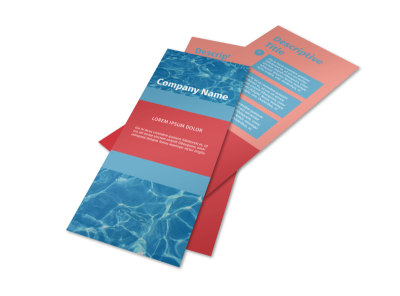 Pool Cleaning Service Flyer Template 2 preview