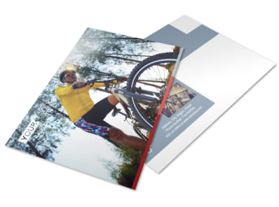 Bike Repair Shop Postcard Template preview