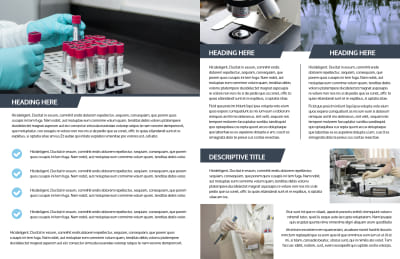 Chemistry Screening Library Brochure Template Preview 2