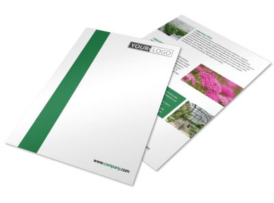 Greenhouse Flyer Template preview