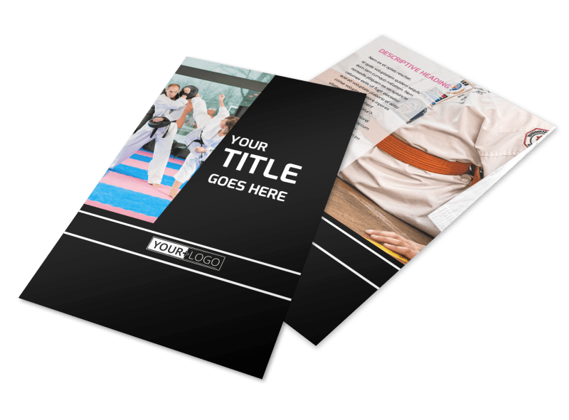 Martial Arts Flyer Template 3