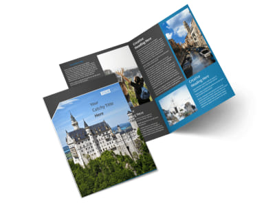 European Travel Agency Bi-Fold Brochure Template 2 preview