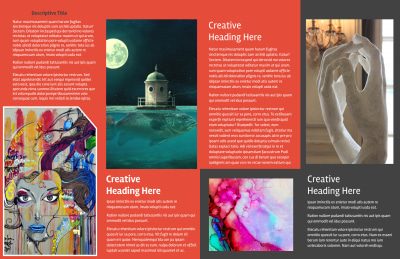 City Art Exhibition Brochure Template Preview 2