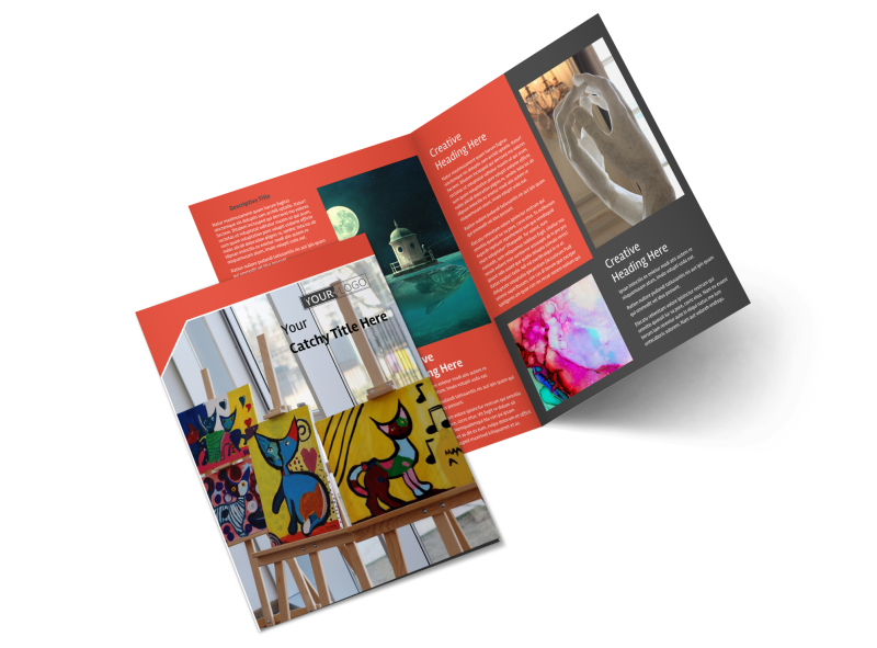 City Art Exhibition Brochure Template Preview 1
