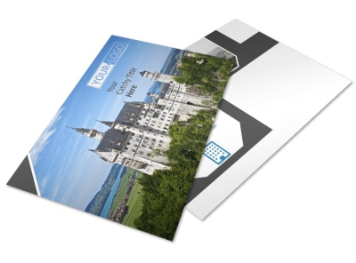 European Travel Agency Postcard Template preview