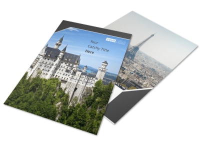 European Travel Agency Flyer Template preview
