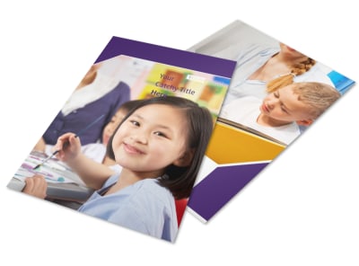 Child Care Center Flyer Template preview