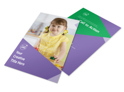 Daycare Center Flyer Template 3 preview