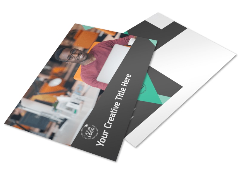 Computer Education Postcard Template