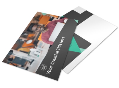Computer Education Postcard Template preview