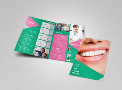 Dental Surgery Center Bi-Fold Brochure Template preview
