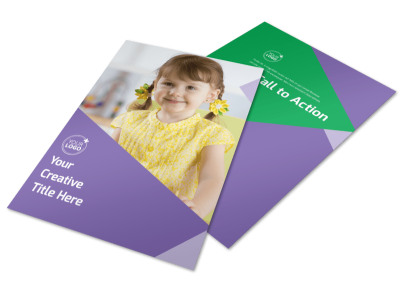 Daycare Center Flyer Template preview