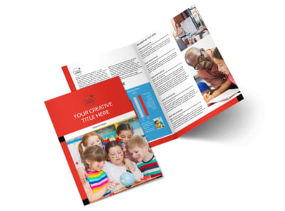 Language Learning Bi-Fold Brochure Template 2 preview
