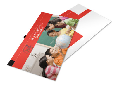 Language Learning Postcard Template 2 preview