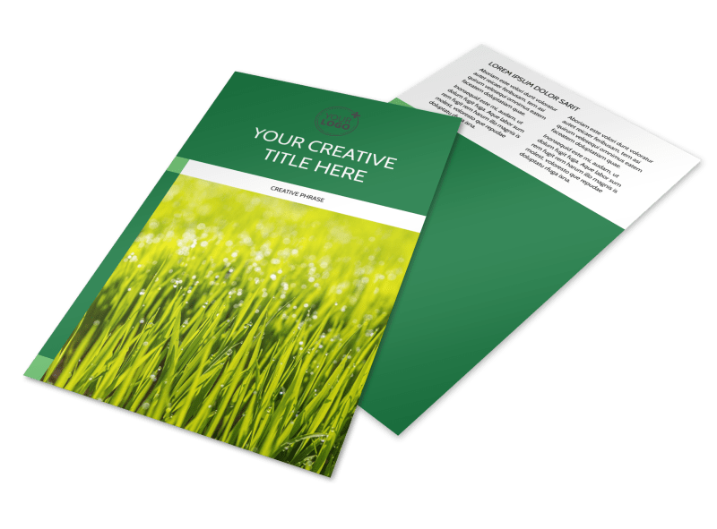 Lawn Mowing Flyer Template Preview 1