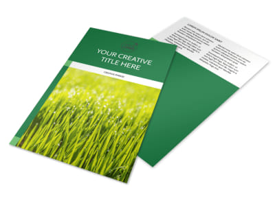 Lawn Care & Mowing Flyer Template 3 preview